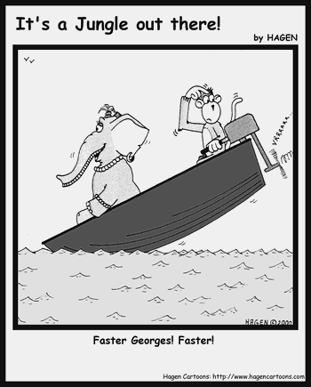 Faster Georges, faster!