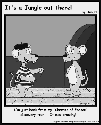 Cartoon, Mouse, Cheese