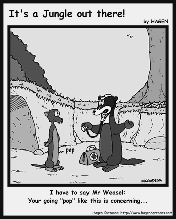 Cartoon, Weasel, Doctor