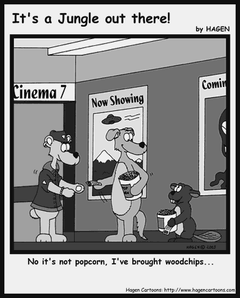 Cartoon, Beaver, Cinema