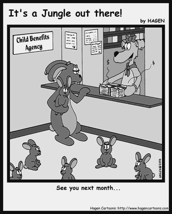 Cartoon, Rabbit, Kids