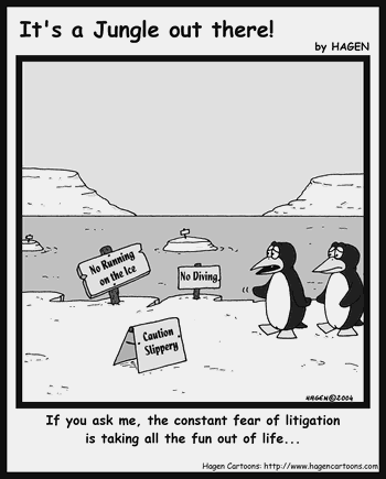 Cartoon, Penguin, Litigation
