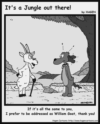 Cartoon, Goat, Billy